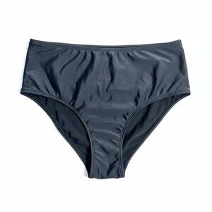 Wild Fable Women's Bikini Bottoms High Waist Cheeky Black 1X NEW WITH TAGS